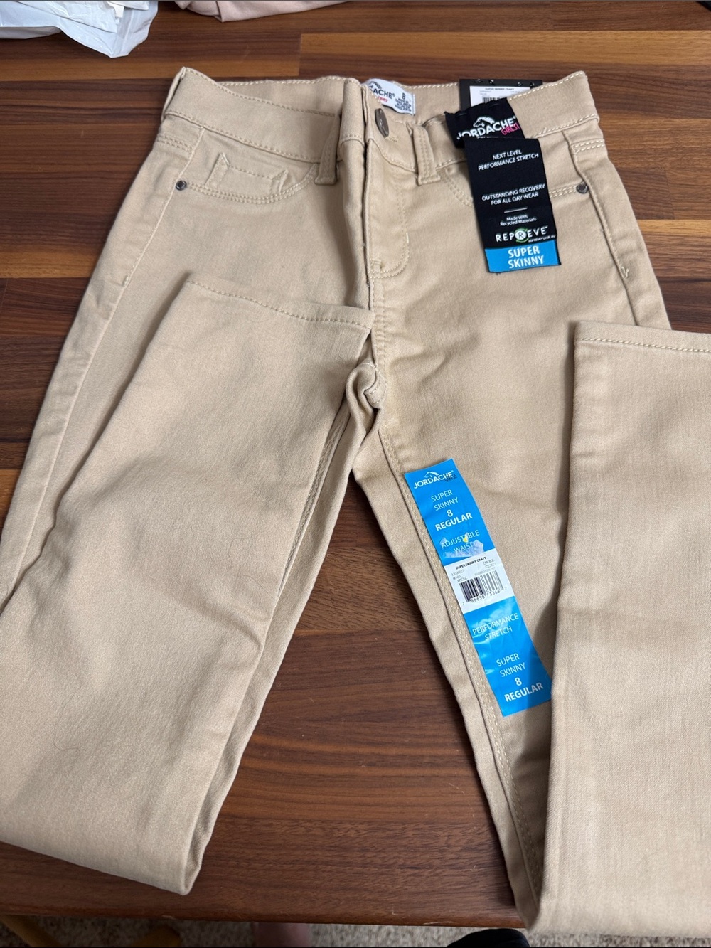Jordache Super Skinny Beige Girls Pants
